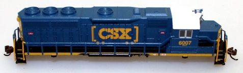 (image for) Body Shell - CSX #6007 (N GP40)